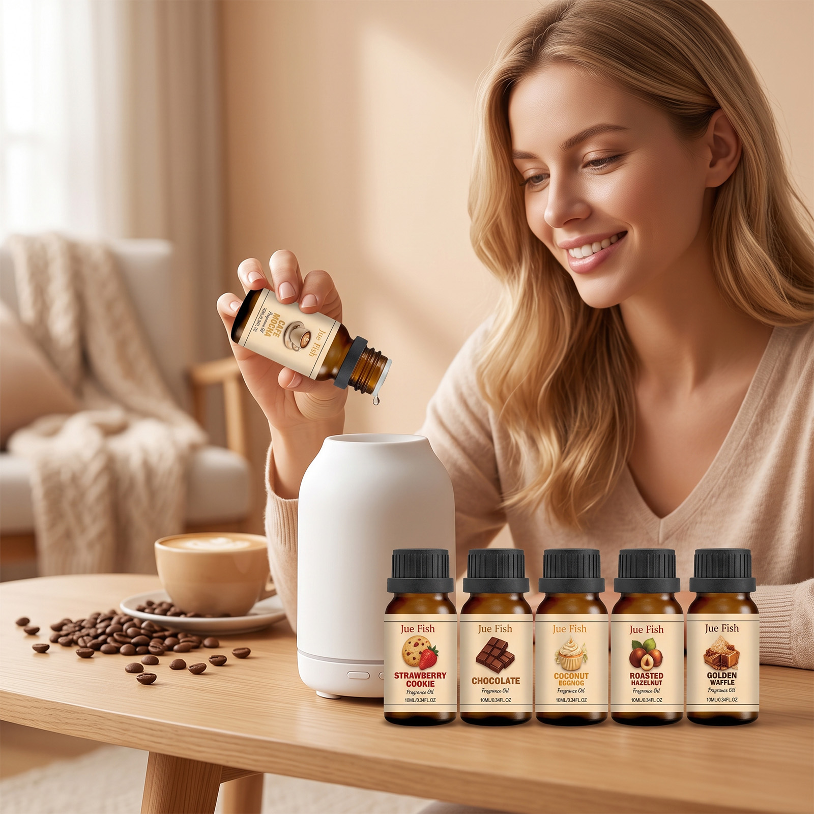 Soap Making Ingredients - 6pcs Coffee Shop Scented Fragrance Oil