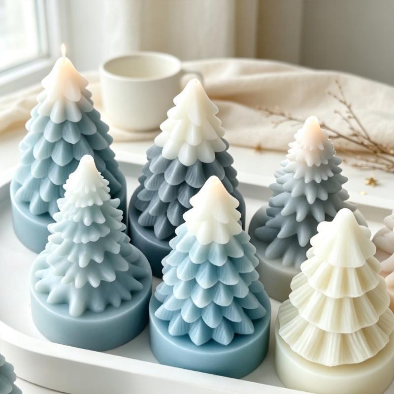 DIY Mini Christmas Tree Silico - Soap Making Silicone Molds 评论和价格