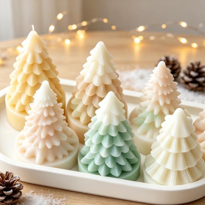 DIY Mini Christmas Tree Silico - Soap Making Silicone Molds 评论和价格