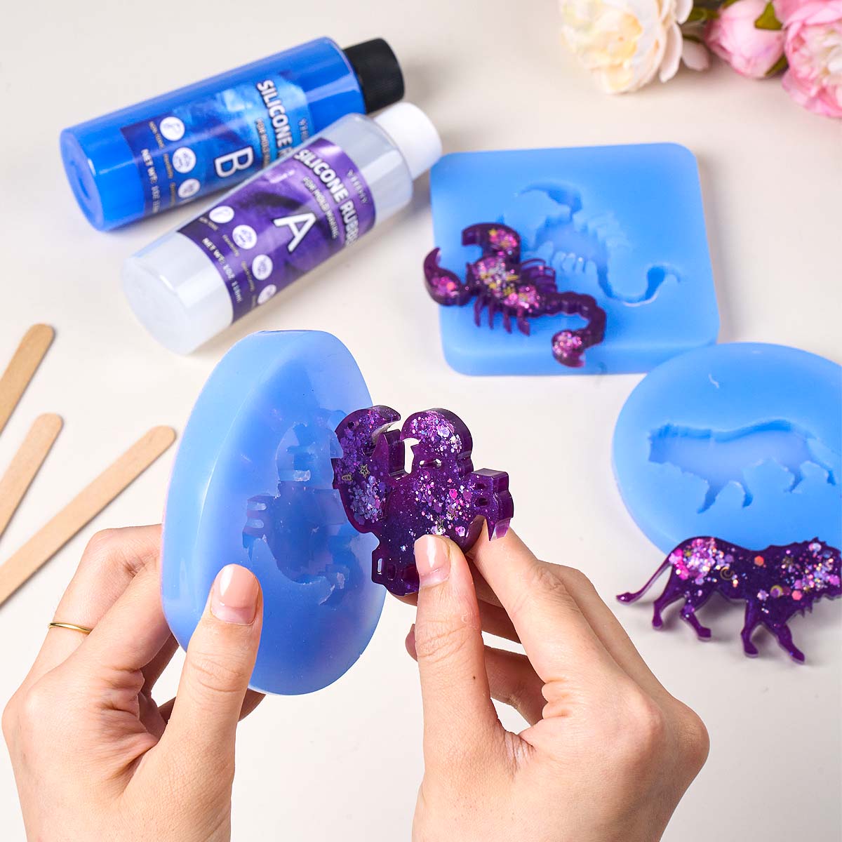 118ml/296ml Silicone Mold Maki - Soap Making Silicone Molds 评论和价格