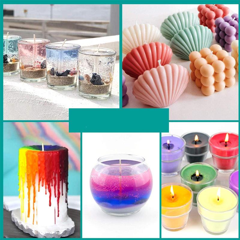 10ml/Bottle Candle Wax Pigment - Soap Making Ingredients 评论和价格