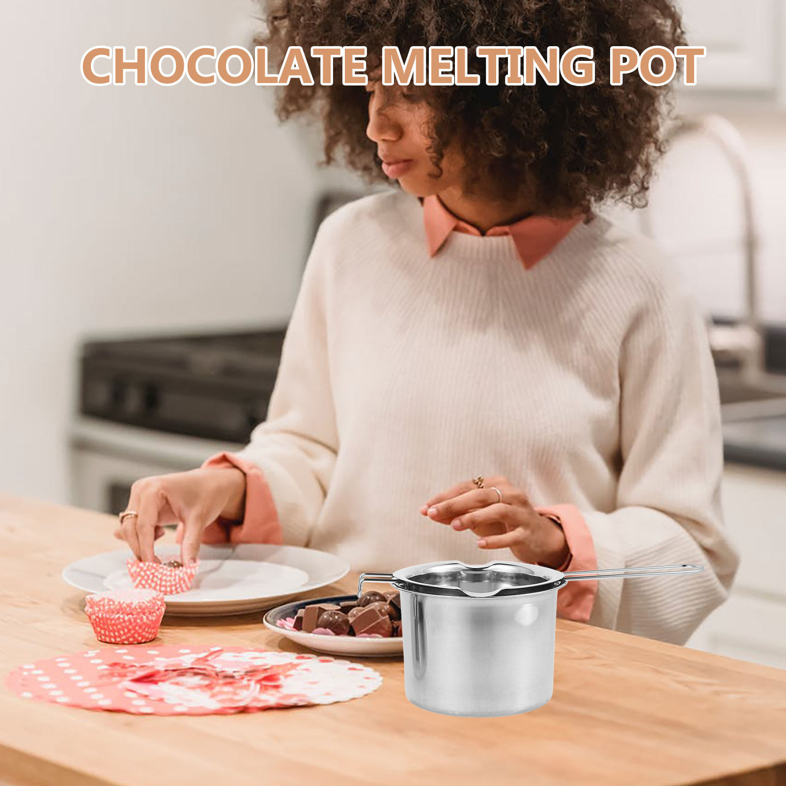 1Set Double Boiler Wax Melting - Soap Making Double Boiler 评论和价格