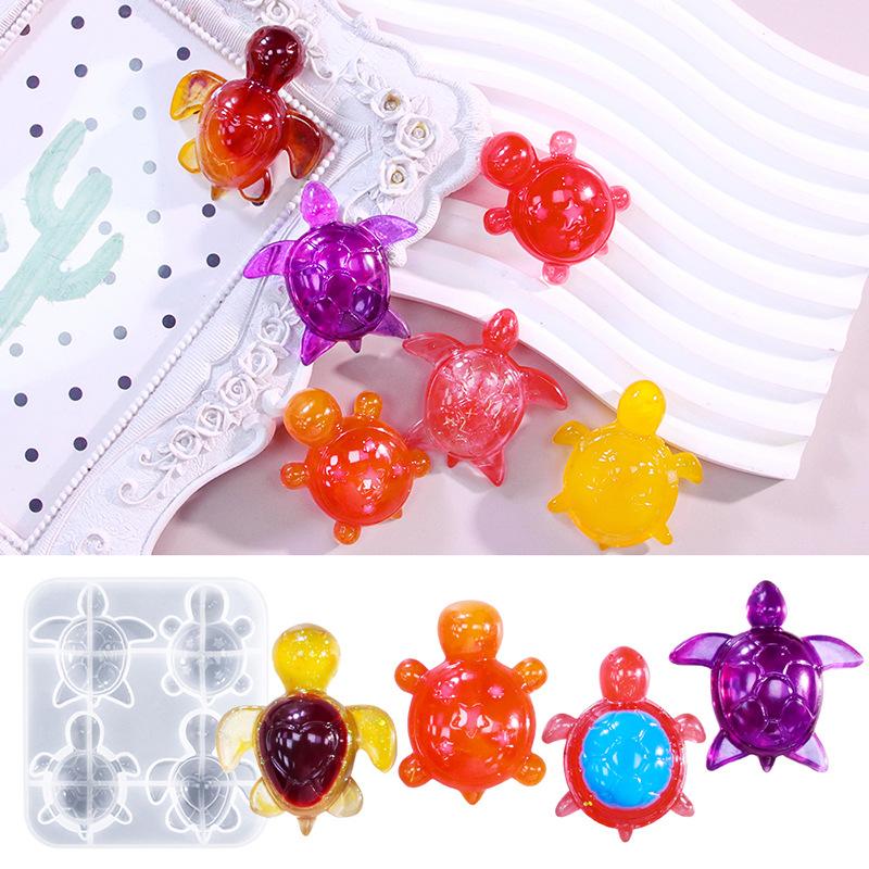 Four Turtles Plaster Silicone  - Soap Making Silicone Molds 评论和价格