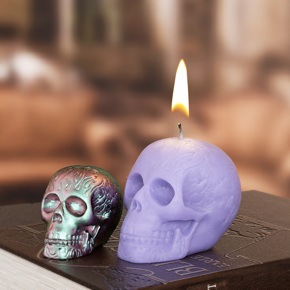 Multi Size Skull Head Silicone - Soap Making Silicone Molds 评论和价格