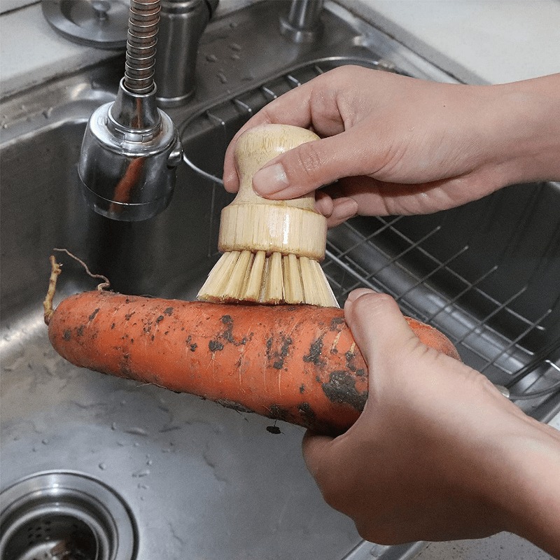 Bamboo Dish Scrub Brush Soap D - Oxide Pigment Soap 评论和价格