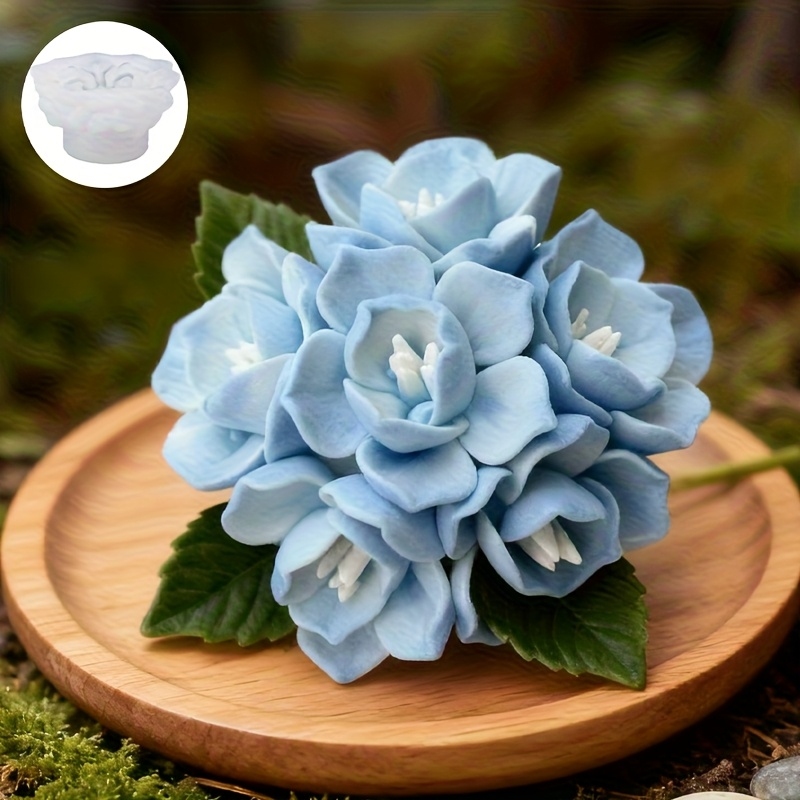 1 Hydrangea Candle Silicone Mo - Soap Making Silicone Molds 评论和价格