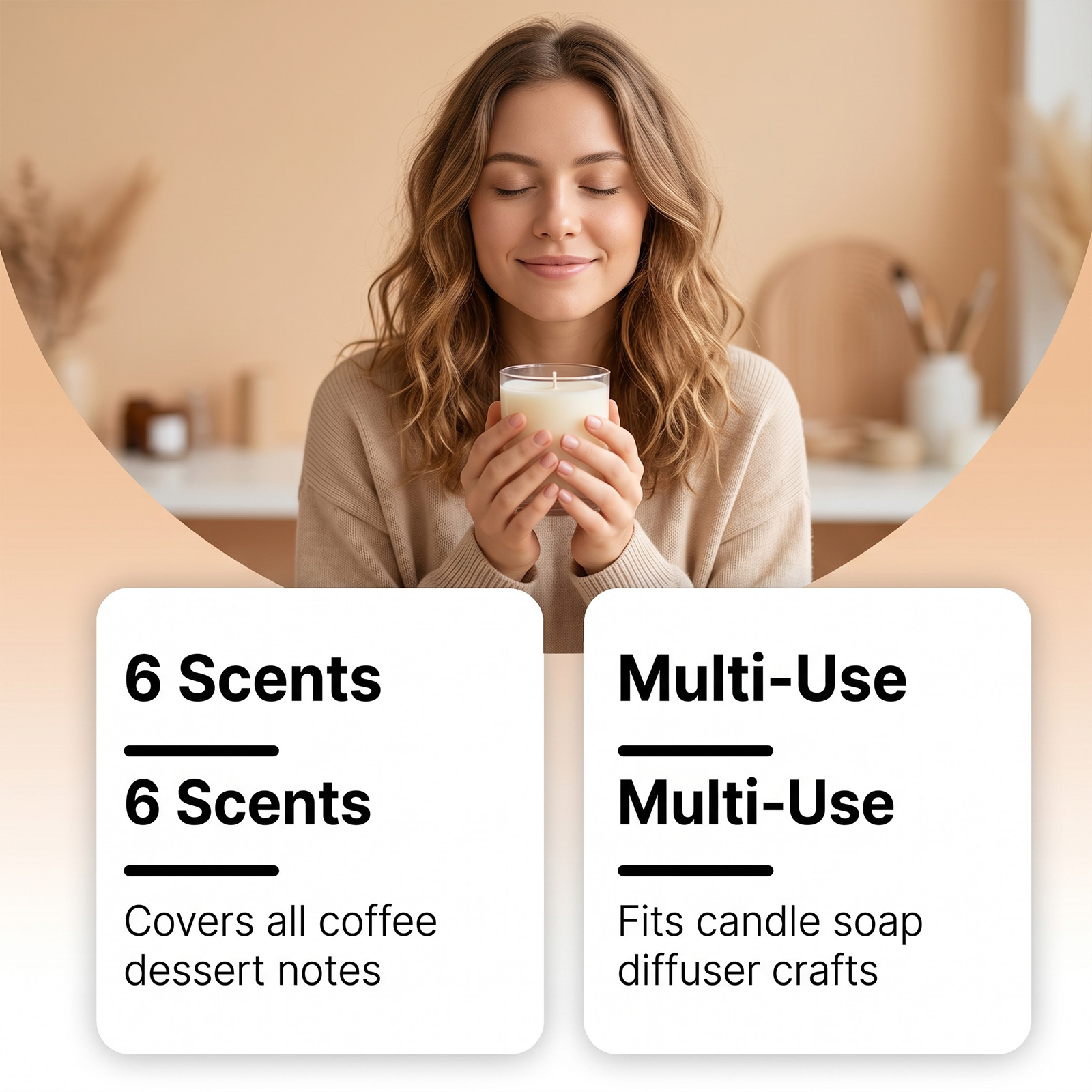 6pcs Coffee Shop Scented Fragr - Soap Making Ingredients 评论和价格