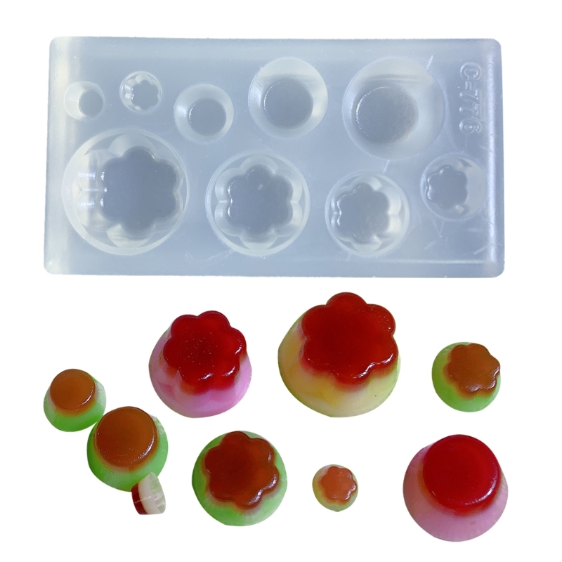 Cute Pudding Shape Silicone Mo - Soap Making Silicone Molds 评论和价格